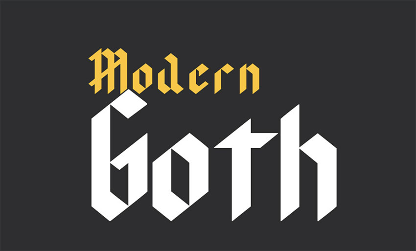 Free Tattoo Ink Font - Modern Goth